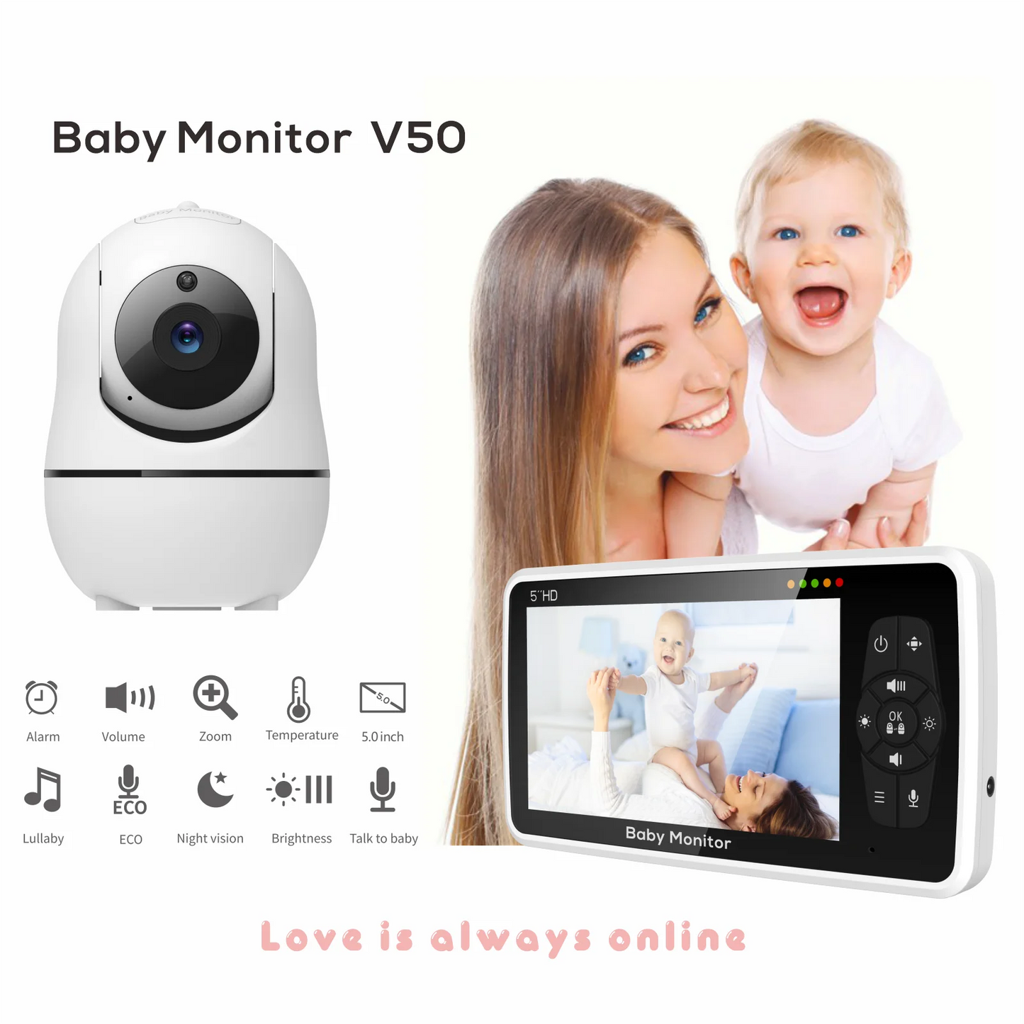 Moniteur vidéo pour bébé