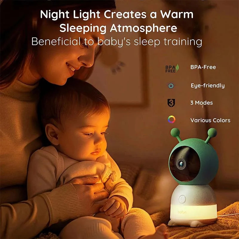 Moniteur vidéo pour bébé - verte