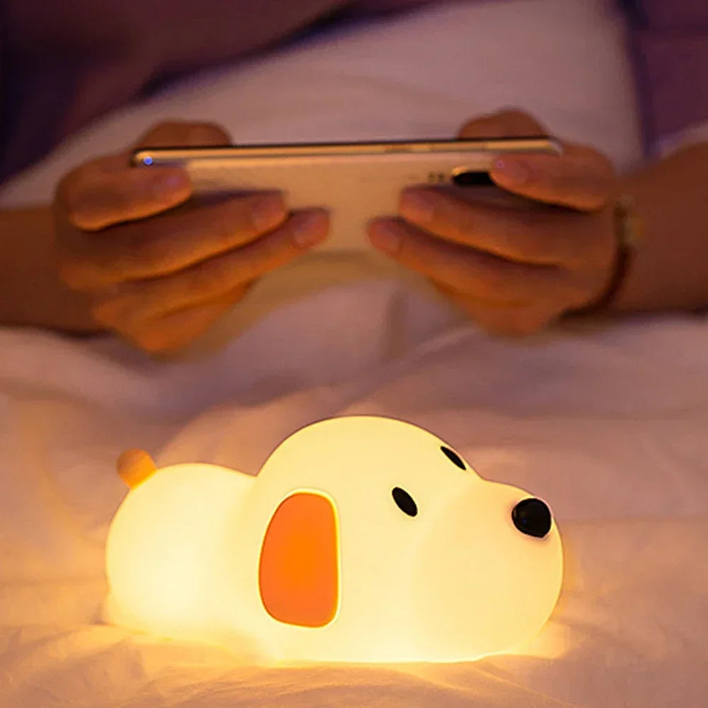 veilleuse bebe - CutePuppyDogTouchSenorNightLightLamps™