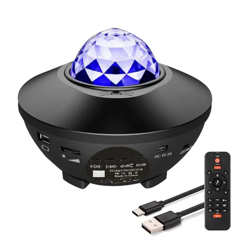 projecteur galaxie - Enceinte musicale Ocean Wave™