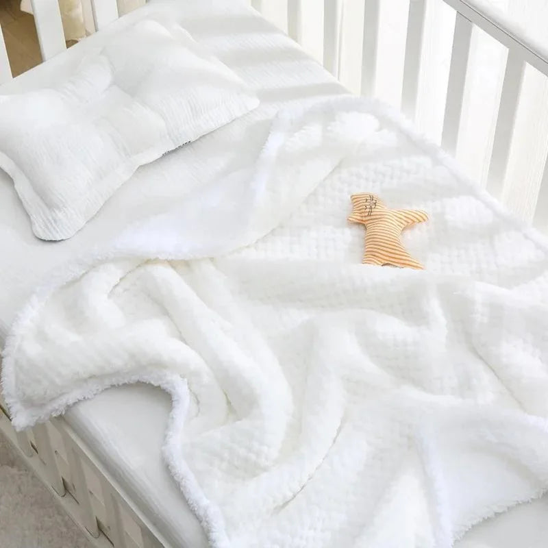 couverture bébé - NewbornThermalFleeceBlanketSoftSwaddle™