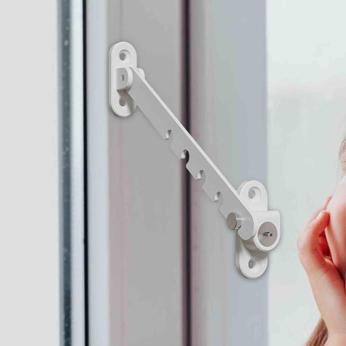 Bloque Porte - ChildSafetyLockStopper™ - Blanc - Bébé Surdoue