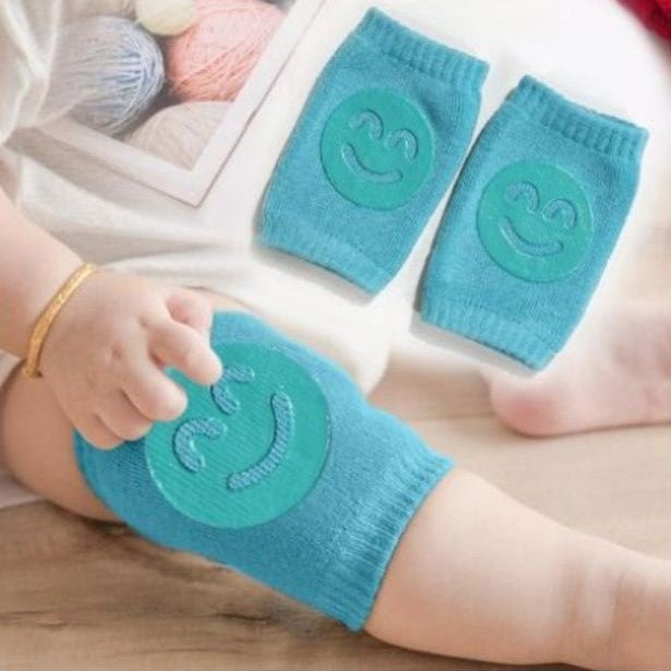 Genouillères - TotiPads™ - SmileyTurquoise - Bébé Surdoue