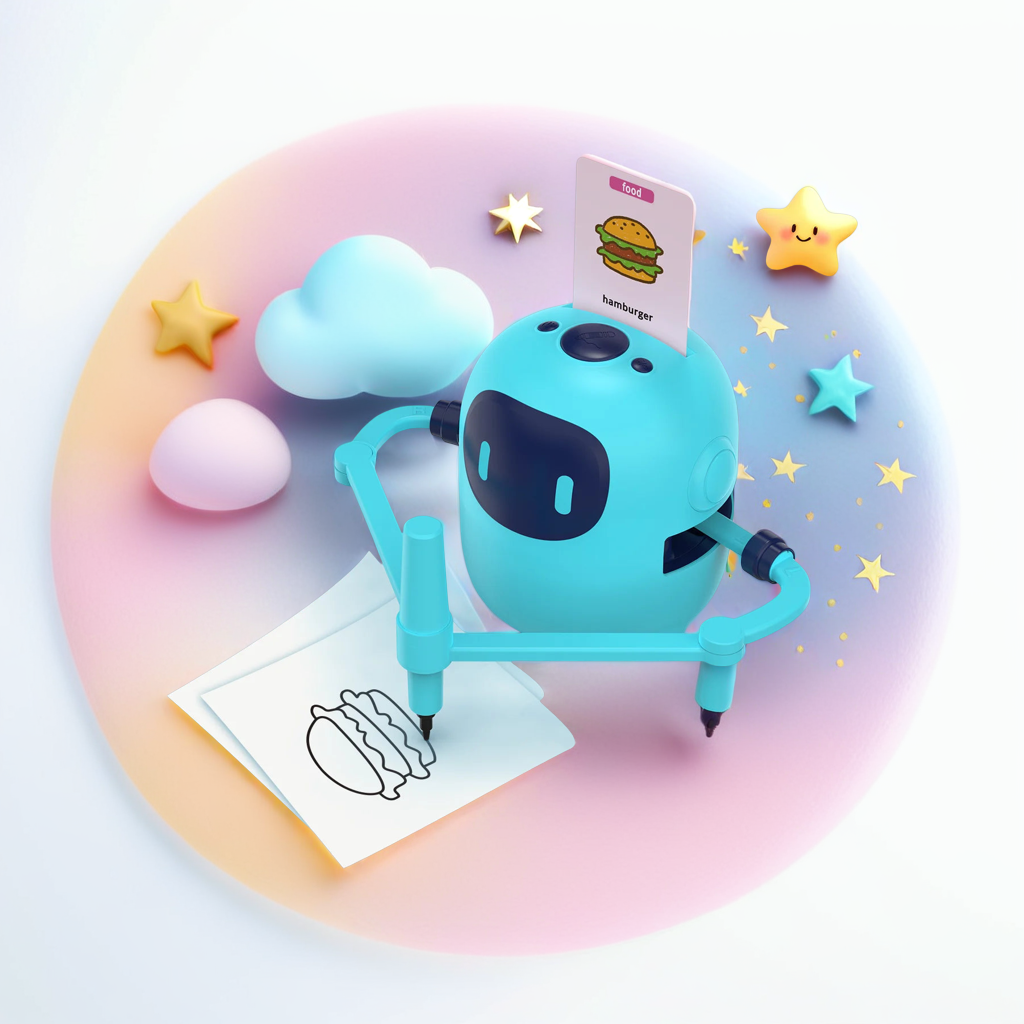 Robot de dessin pour enfants