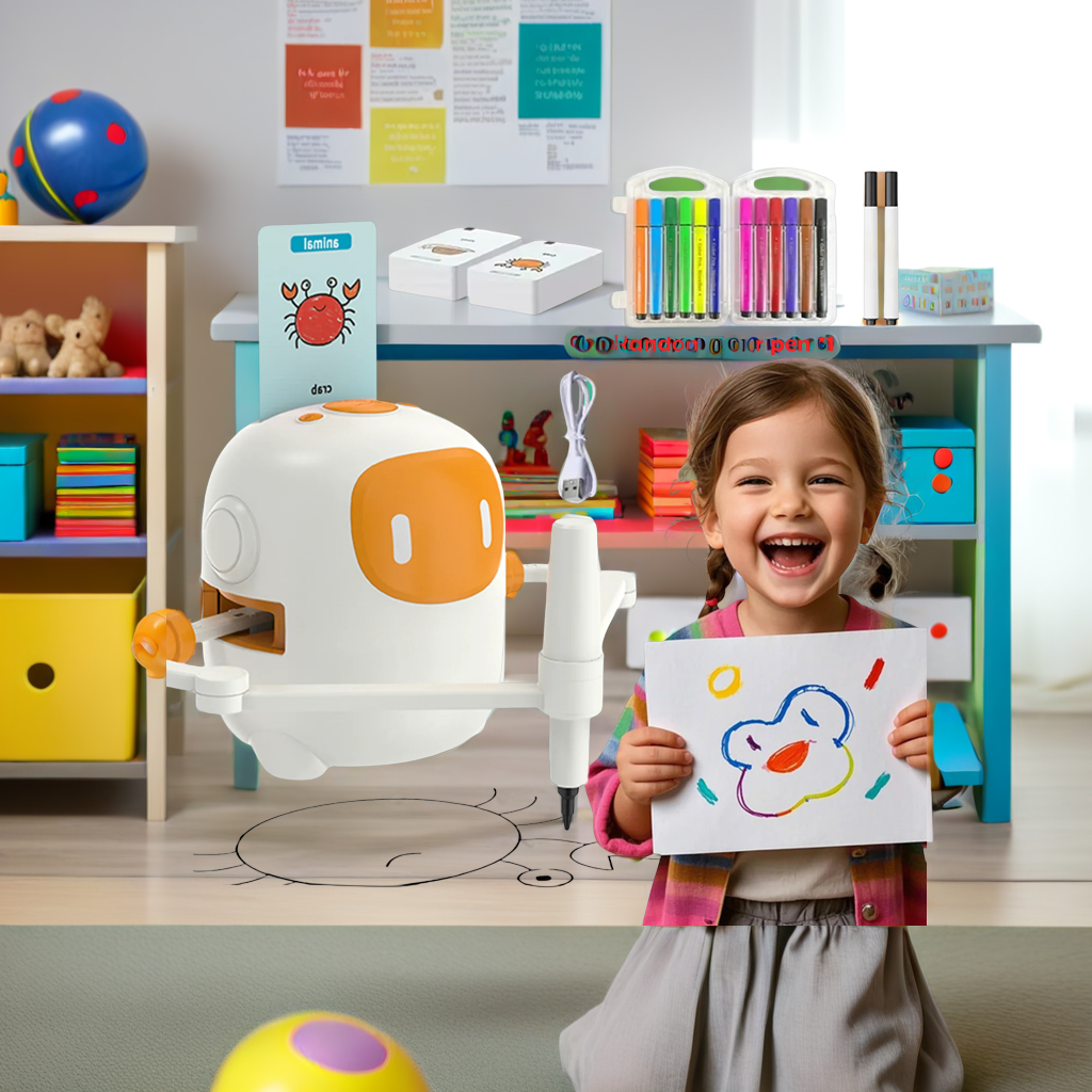 Robot de dessin pour enfants
