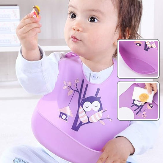 Bavoir bébé - en Silicone