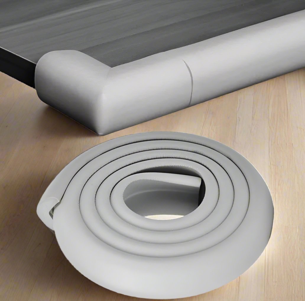 Protecteur de Coin de Table - BabySafetyCornerProtector™ - Gris Clair - Bébé Surdoue