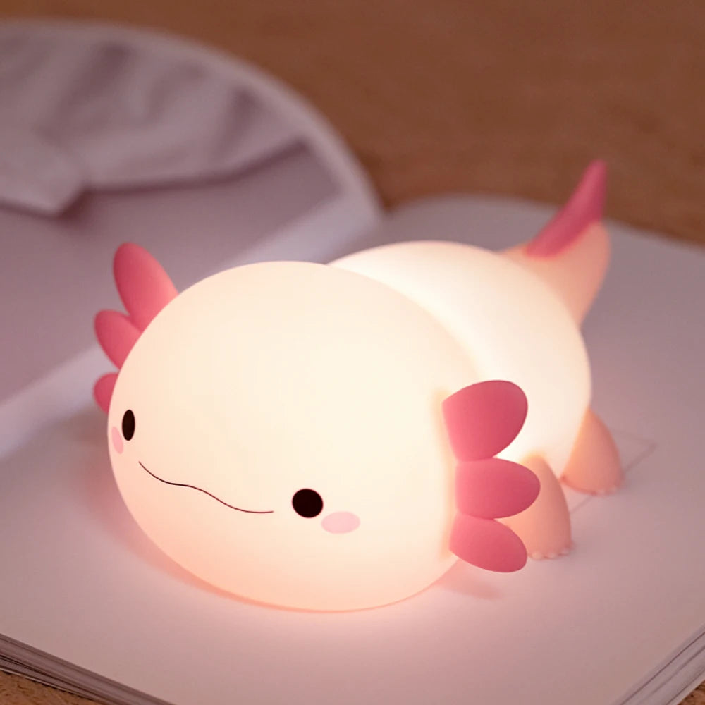 veilleuse bébé - CuteAxolotlNightLightforKidsBedroom™