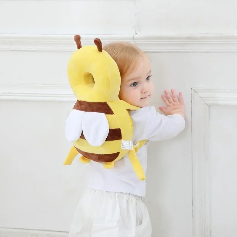 Coussin Bébé - BabyHeadBackProtector™ - Jaune - Bébé Surdoue