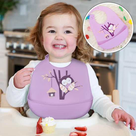 Bavoir bébé - en Silicone