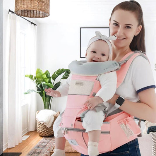 Porte bébé - Randonnée 6 en 1 avec Siège à Hanche, Ergonomique, Ajustable